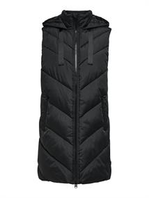 JDYSKYLAR LIFE HOOD WAISTCOAT OTW NOOS black