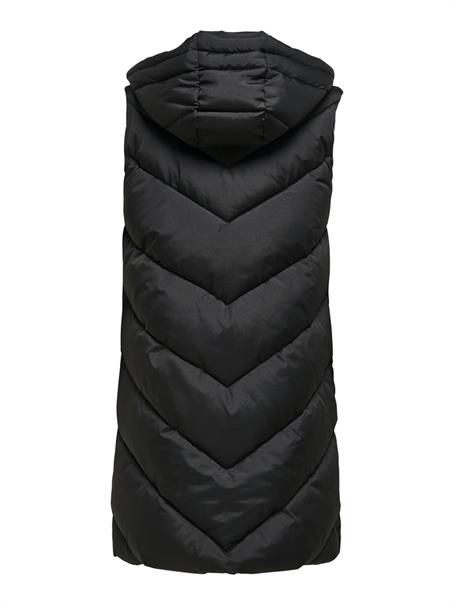 JDYSKYLAR LIFE HOOD WAISTCOAT OTW NOOS black