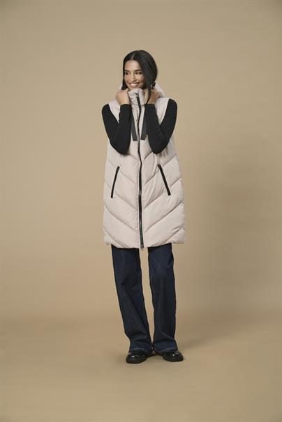 JDYSKYLAR LIFE HOOD WAISTCOAT OTW NOOS chateau gray