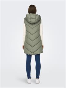 JDYSKYLAR LIFE HOOD WAISTCOAT OTW NOOS vetiver