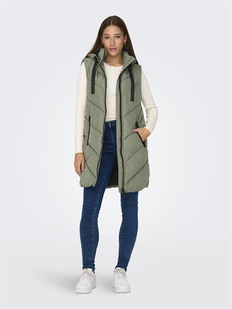 JDYSKYLAR LIFE HOOD WAISTCOAT OTW NOOS vetiver