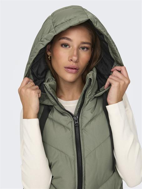 JDYSKYLAR LIFE HOOD WAISTCOAT OTW NOOS vetiver