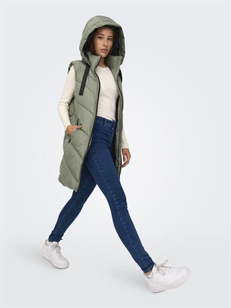 JDYSKYLAR LIFE HOOD WAISTCOAT OTW NOOS vetiver