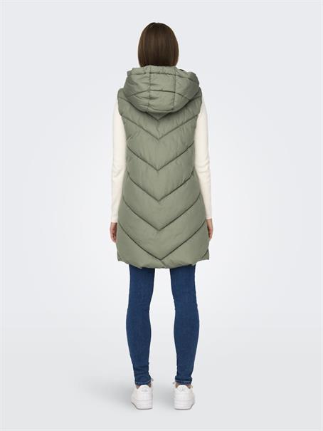 JDYSKYLAR LIFE HOOD WAISTCOAT OTW NOOS vetiver