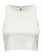 JDYSOFIA S/L CROPPED TANK TOP JRS snow white