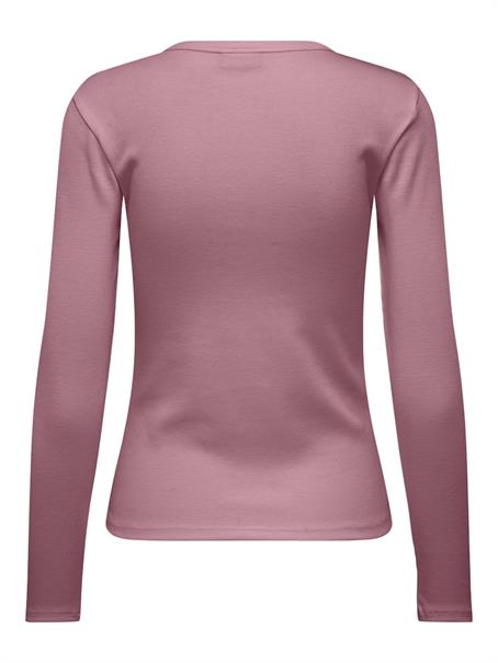 JDYSOLAR L/S O NECK TOP JRS DIA lilas