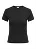 JDYSOLAR S/S O NECK TOP JRS NOOS black