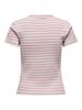 JDYSOLAR S/S O NECK TOP JRS NOOS chalk pink