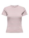 JDYSOLAR S/S O NECK TOP JRS NOOS chalk pink