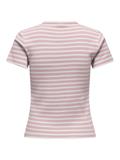 JDYSOLAR S/S O NECK TOP JRS NOOS chalk pink