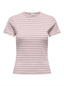 JDYSOLAR S/S O NECK TOP JRS NOOS chalk pink