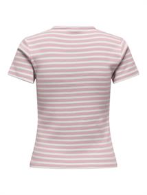 JDYSOLAR S/S O NECK TOP JRS NOOS chalk pink