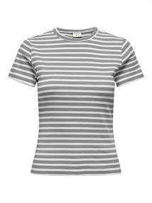 JDYSOLAR S/S O NECK TOP JRS NOOS formal gray