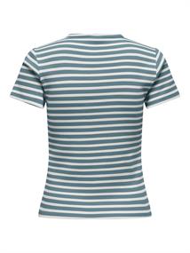 JDYSOLAR S/S O NECK TOP JRS NOOS smoke blue