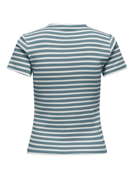 JDYSOLAR S/S O NECK TOP JRS NOOS smoke blue