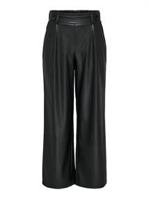 JDYSOYA GEGGO PU PANT JRS NOOS black