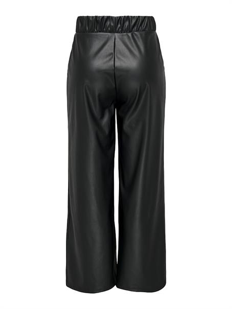 JDYSOYA GEGGO PU PANT JRS NOOS black