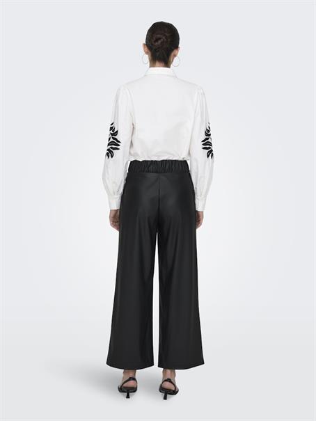 JDYSOYA GEGGO PU PANT JRS NOOS black