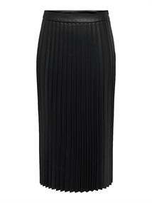 JDYSOYA PLEAT MIDI SKIRT JRS black