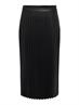 JDYSOYA PLEAT MIDI SKIRT JRS black
