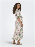 JDYSTARSEZEN LIFE 2/4 MIDIDRESS WVN NOOS cloud dancer