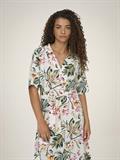 JDYSTARSEZEN LIFE 2/4 MIDIDRESS WVN NOOS cloud dancer
