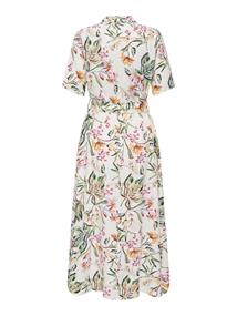 JDYSTARSEZEN LIFE 2/4 MIDIDRESS WVN NOOS cloud dancer