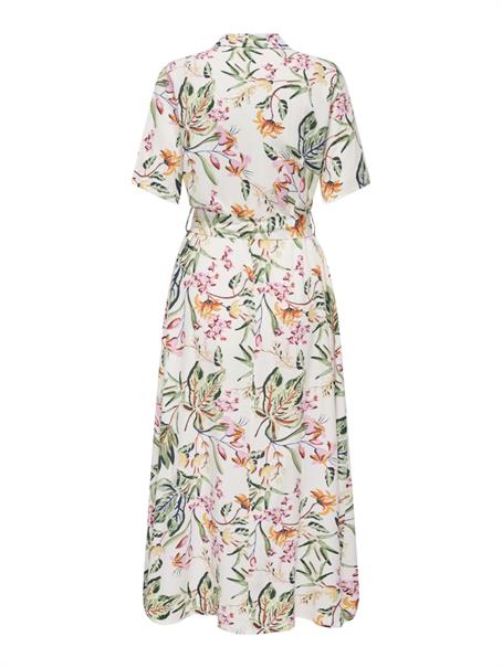 JDYSTARSEZEN LIFE 2/4 MIDIDRESS WVN NOOS cloud dancer