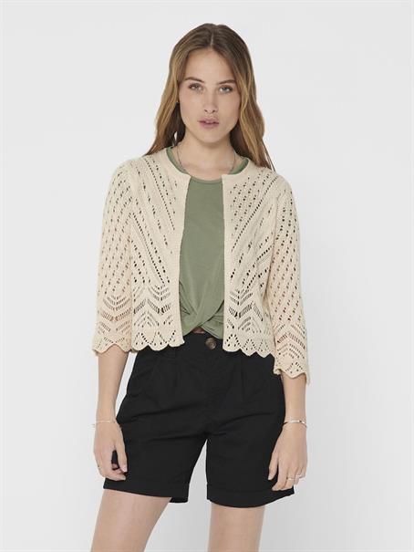 JDYSUN 3/4 CROPPED CARDIGAN KNT NOOS tapioca
