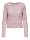 JDYSUN LAY L/S BOATNECK PULLOV. KNT NOOS chalk pink