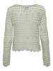 JDYSUN LAY L/S BOATNECK PULLOV. KNT NOOS desert sage