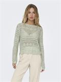 JDYSUN LAY L/S BOATNECK PULLOV. KNT NOOS desert sage