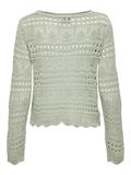 JDYSUN LAY L/S BOATNECK PULLOV. KNT NOOS desert sage