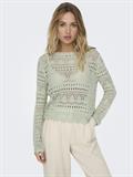 JDYSUN LAY L/S BOATNECK PULLOV. KNT NOOS desert sage