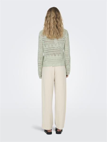 JDYSUN LAY L/S BOATNECK PULLOV. KNT NOOS desert sage