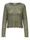 JDYSUN LAY L/S BOATNECK PULLOV. KNT NOOS ivy green
