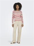 JDYSUN LAY L/S BOATNECK PULLOV. KNT NOOS sandshell