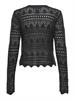 JDYSUN LAY L/S V-NECK TIE CARDIGAN KNT black