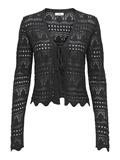 JDYSUN LAY L/S V-NECK TIE CARDIGAN KNT black
