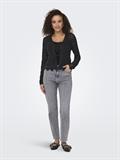 JDYSUN LAY L/S V-NECK TIE CARDIGAN KNT black