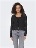 JDYSUN LAY L/S V-NECK TIE CARDIGAN KNT black