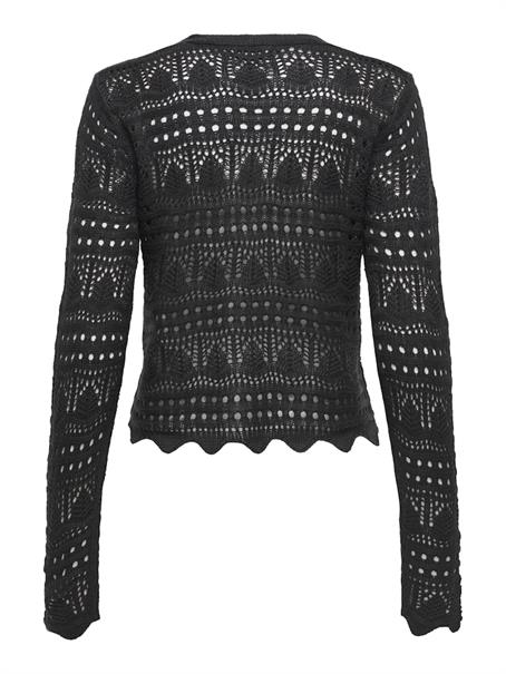 JDYSUN LAY L/S V-NECK TIE CARDIGAN KNT black