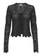 JDYSUN LAY L/S V-NECK TIE CARDIGAN KNT black