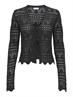 JDYSUN LAY L/S V-NECK TIE CARDIGAN KNT black