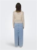 JDYSUN LAY L/S V-NECK TIE CARDIGAN KNT tapioca
