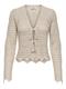 JDYSUN LAY L/S V-NECK TIE CARDIGAN KNT tapioca