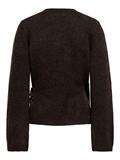 JDYSUPER BECKY L/S WRAP CARDI KNT NOOS chocolate torte