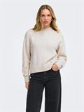 JDYSUSANNA L/S HN CABLES PULLOVER KNT oatmeal