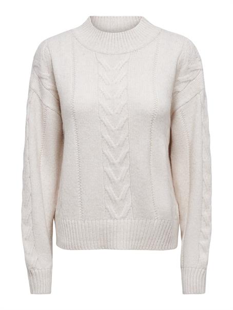 JDYSUSANNA L/S HN CABLES PULLOVER KNT oatmeal