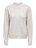 JDYSUSANNA L/S HN CABLES PULLOVER KNT oatmeal